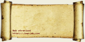 Tijana Krnjinac vizit kartica